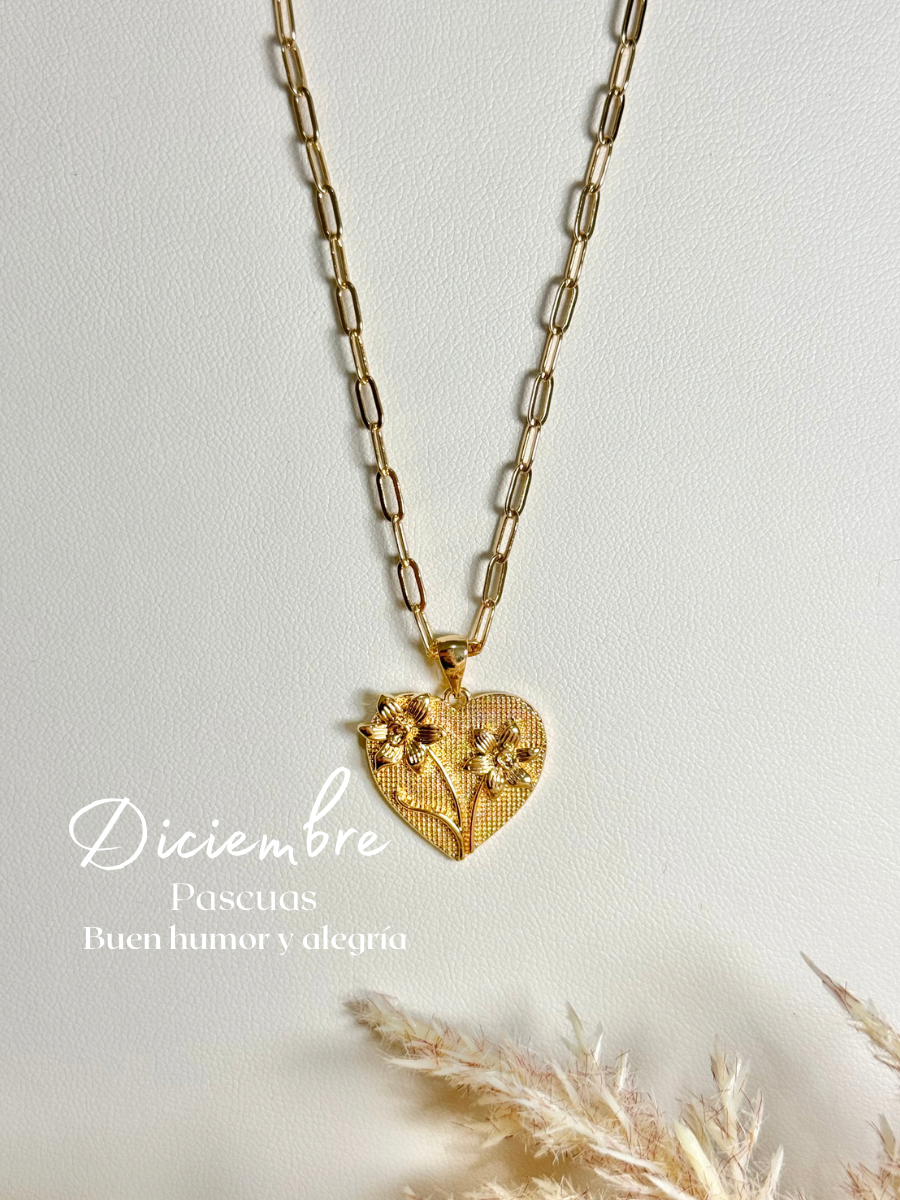 Month Flower Necklace