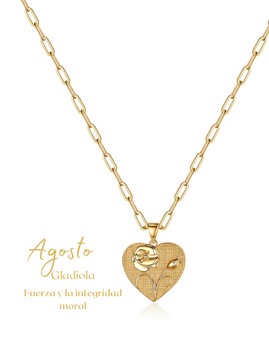 Month Flower Necklace
