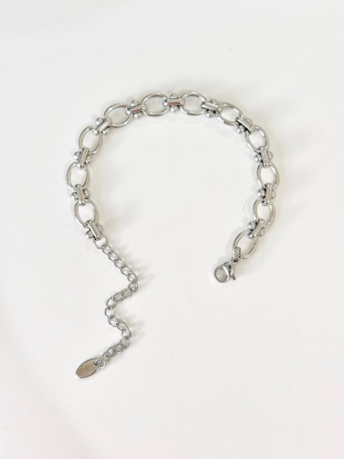 Oval Bracelet Silver