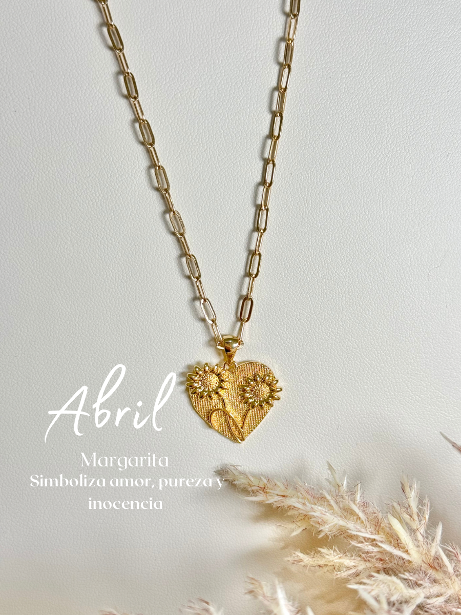 Month Flower Necklace