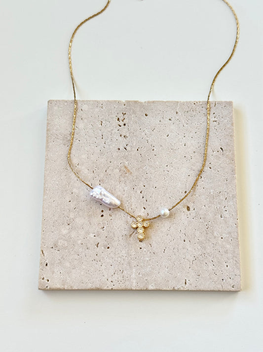 Pearl Blossom Necklace