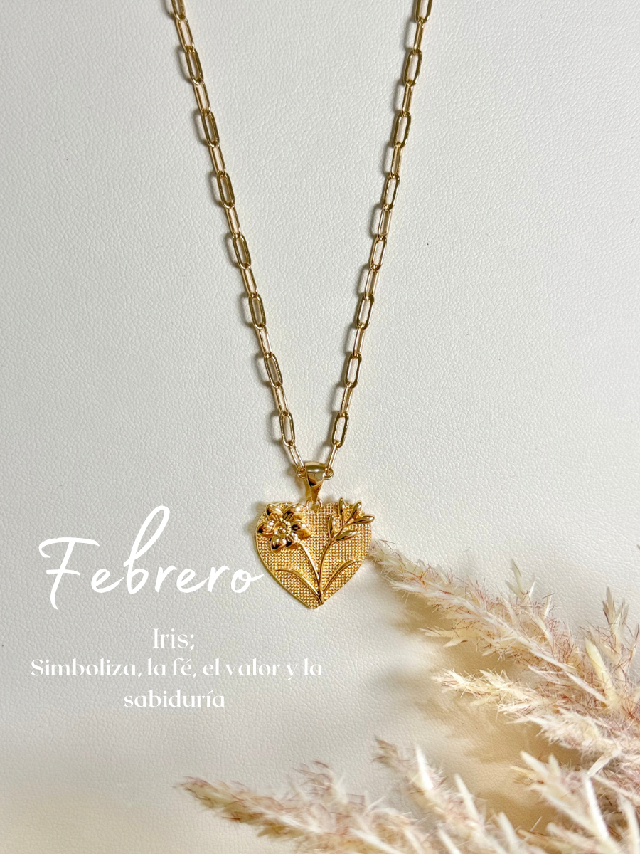 Month Flower Necklace