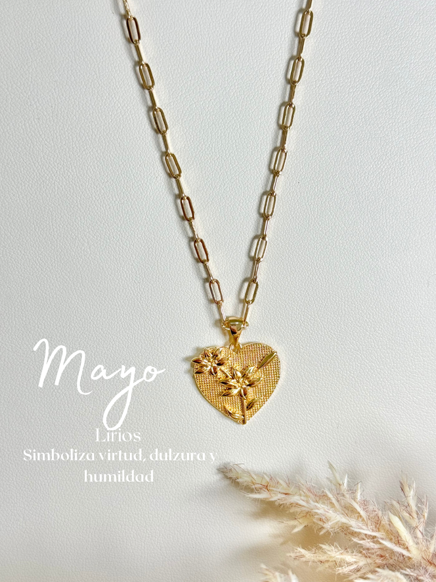 Month Flower Necklace