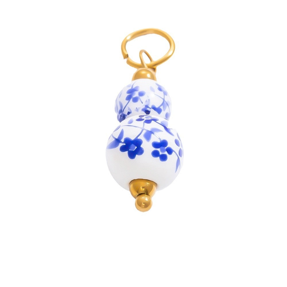 Blue Flowers Charm