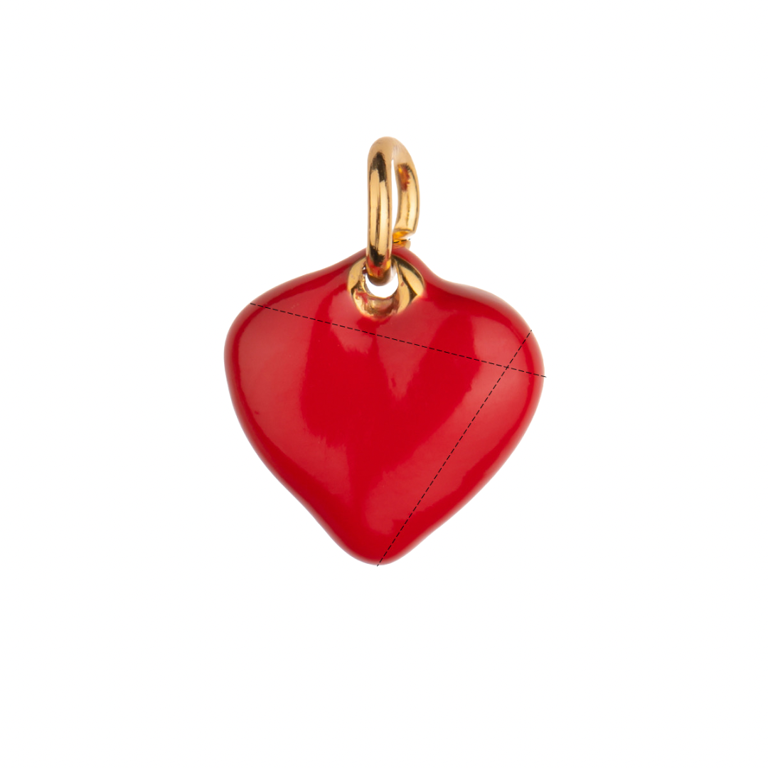 Corazón Rojo Charm