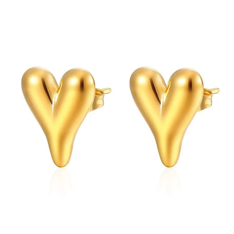 Bold Heart Earrings
