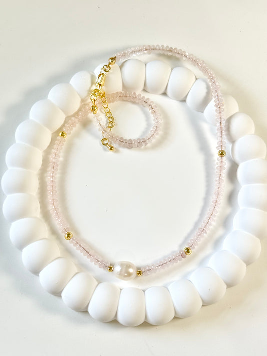 Soft Pink Necklace