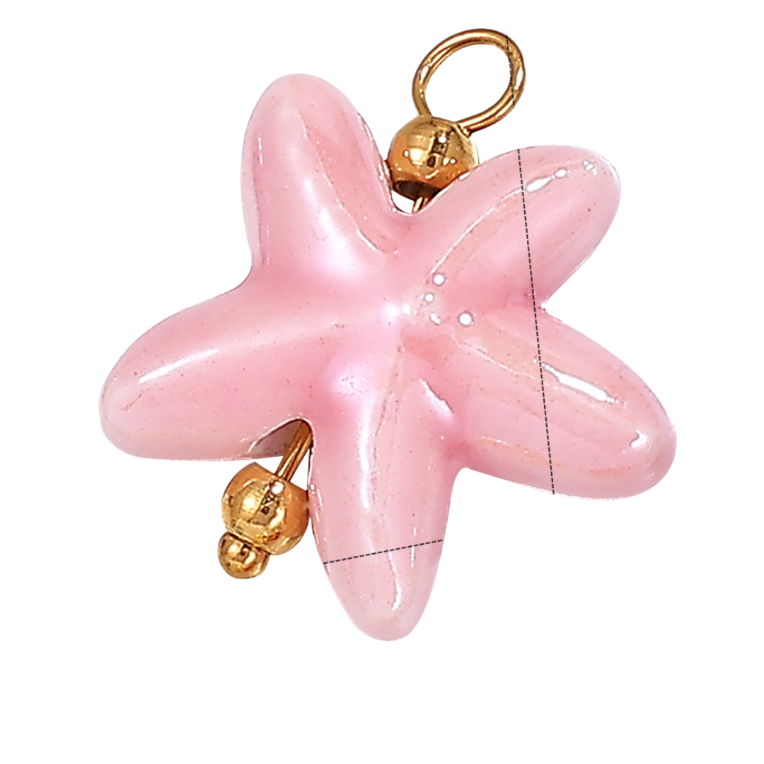 Starfish Pink Charm