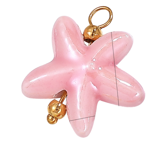Starfish Pink Charm