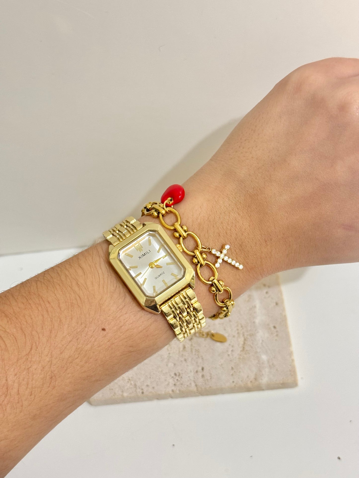 Pearl Gold Watch