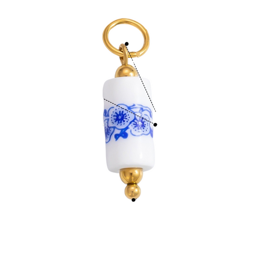 Blue Flowers Charm