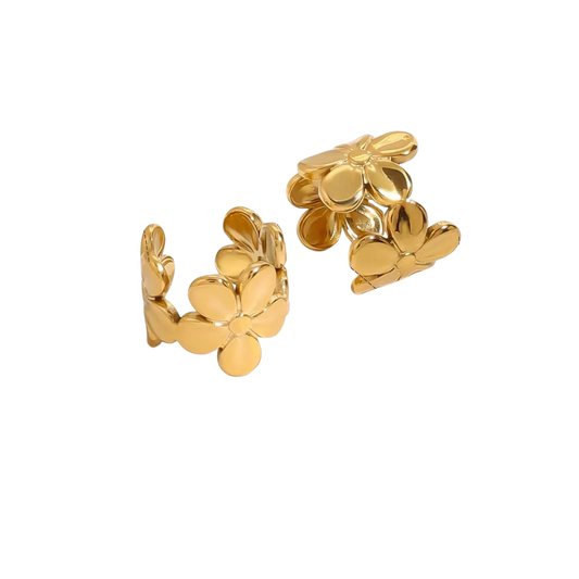 Flower Ear Cuff