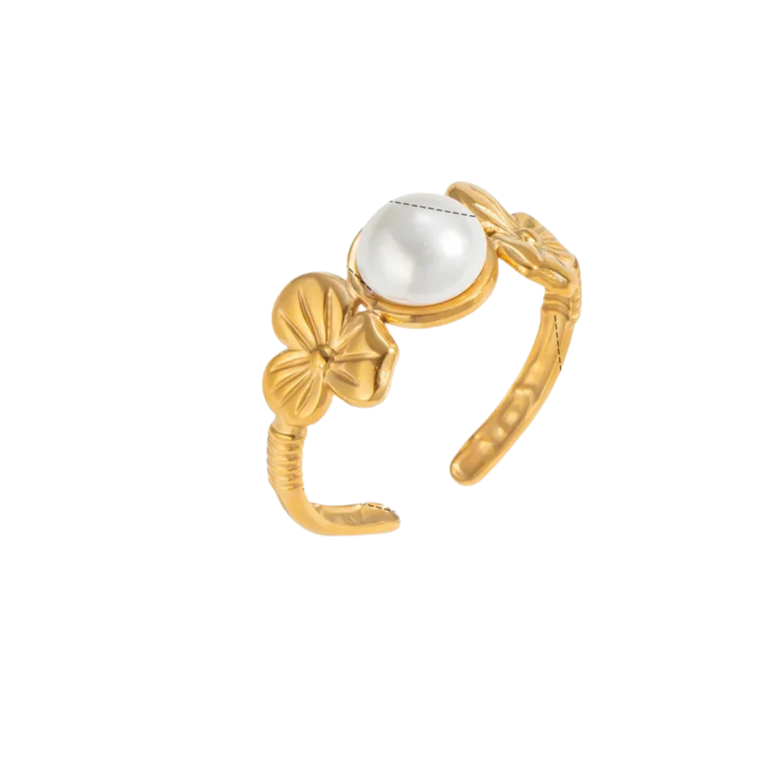 Flower Gold Ring