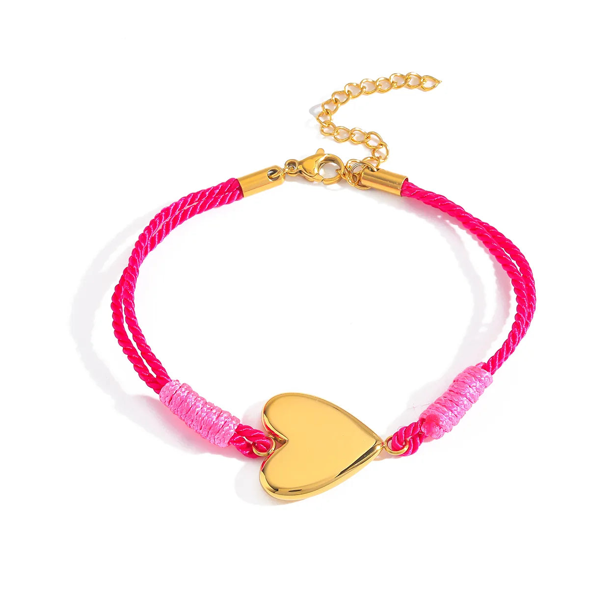Pinky Heart Bracelet